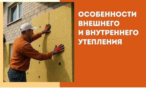 Какие особенности внешнего и внутреннего утепления в Полысаево